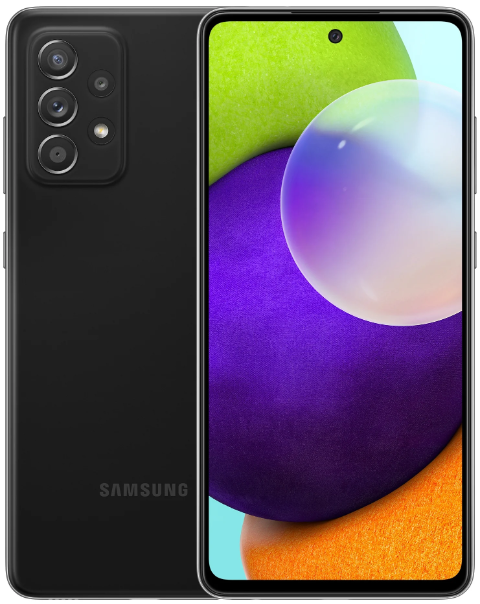 Смартфон Samsung Galaxy A52, 8.256 Гб, черный (Корея)
